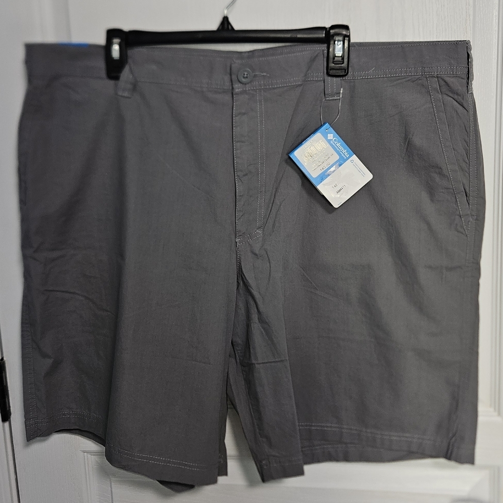 Columbia Washed Out 10" Shorts Gray Mens size 44 Outdoor Hiking
